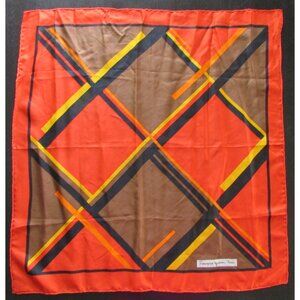 Francoise Guerin Vintage Geometric Scarf